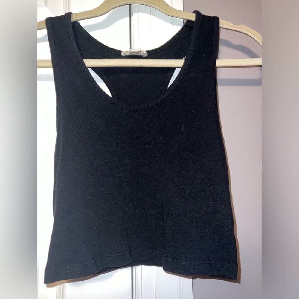 Black crop top